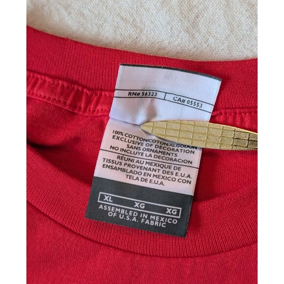 Nike Team Vintage Y2K New York Metro Stars Soccer FC Center Swoosh Tee Size XL - Picture 7 of 8